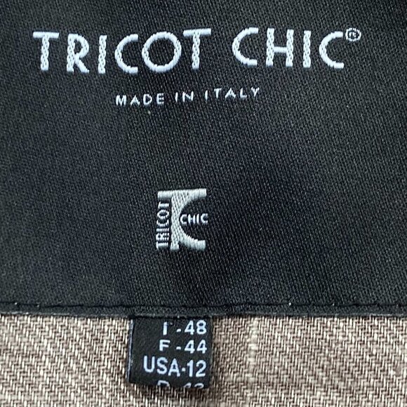 TRICOT CHIC Linen Jacket size 12 US - Picture 3 of 16